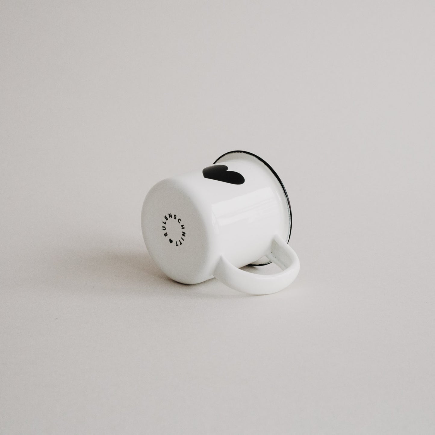 Emaille Espressotasse Herz (VE = 6 Stk)