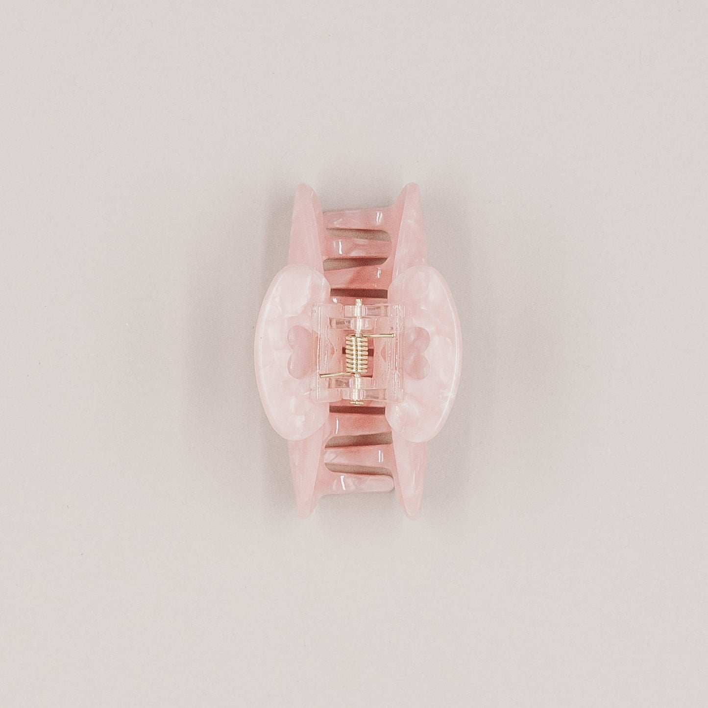 Haarspange groß Herz Blush (VE = 10 Stk.)