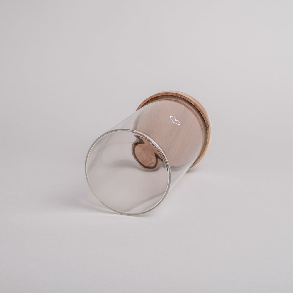 Storage jar heart 19cm (PU = 4 pieces)
