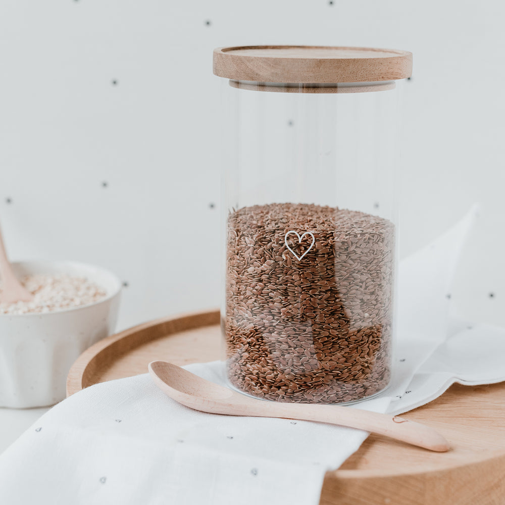 Storage jar heart 19cm (PU = 4 pieces)