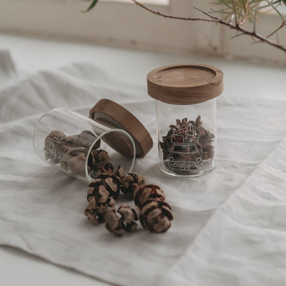 Mini Storage Jar Christmas Car (VE = 8 pcs)
