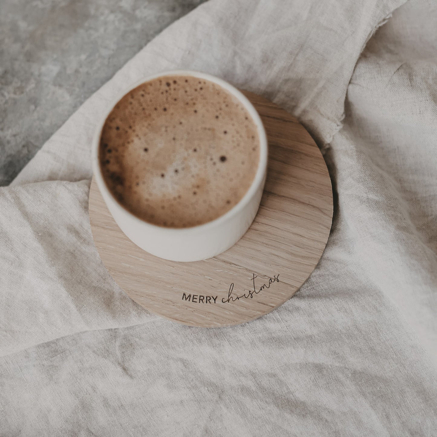 Untersetzer Merry christmas (VE = 8 Stk)