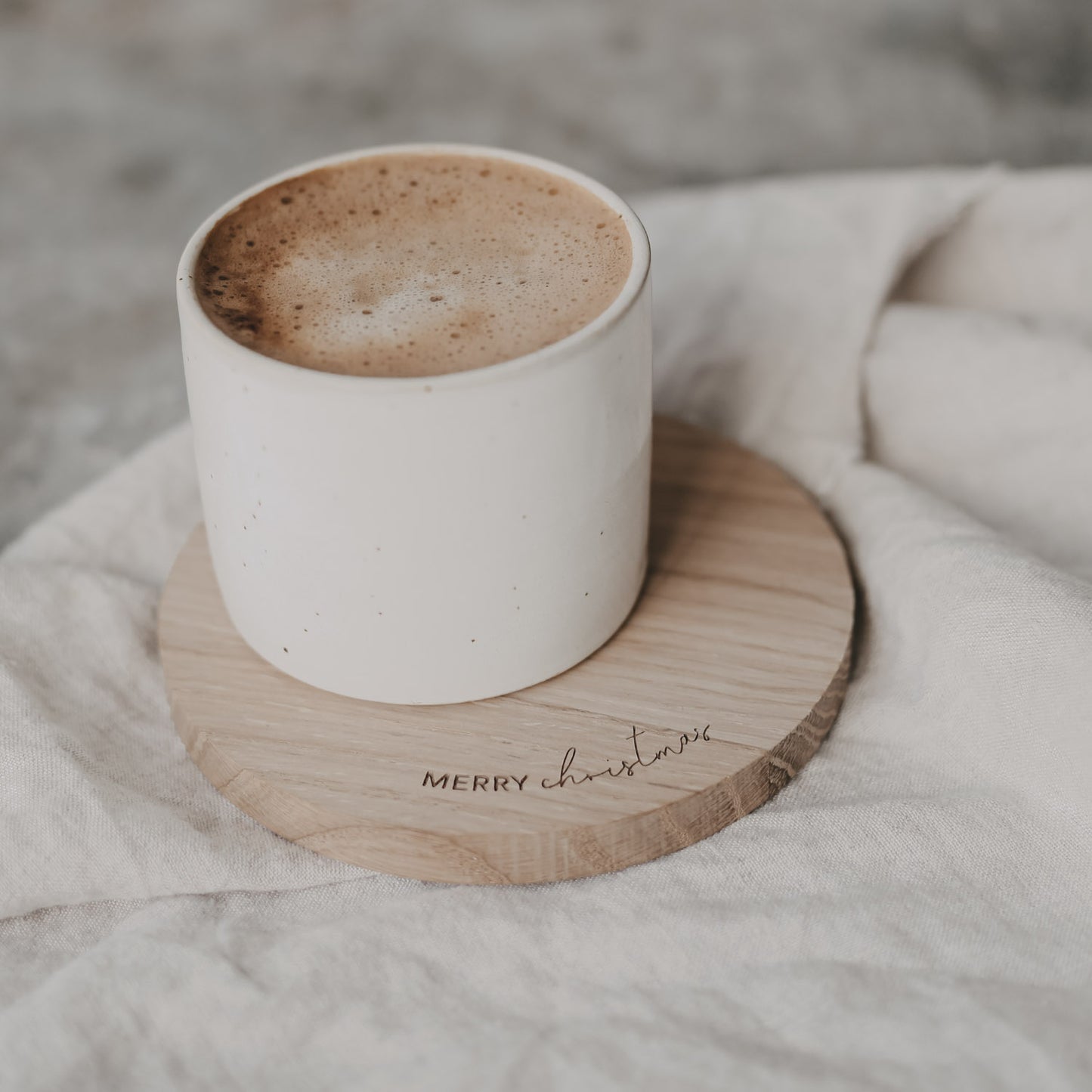 Untersetzer Merry christmas (VE = 8 Stk)