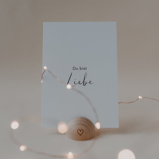 Spruchkarte Liebe (UE = 10 Pièces)