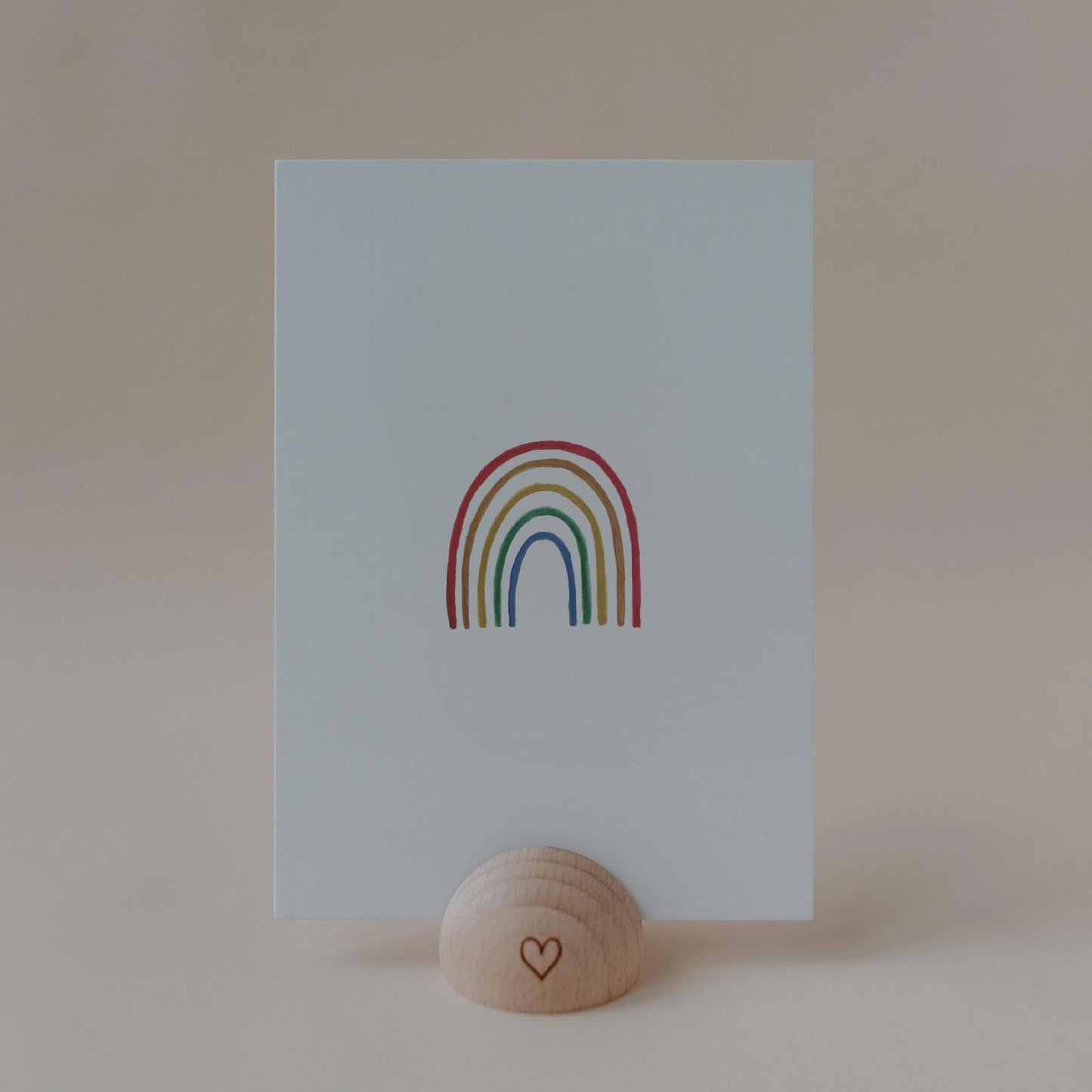 Carte aquarelle arc-en-ciel (VE = 10 pièces)
