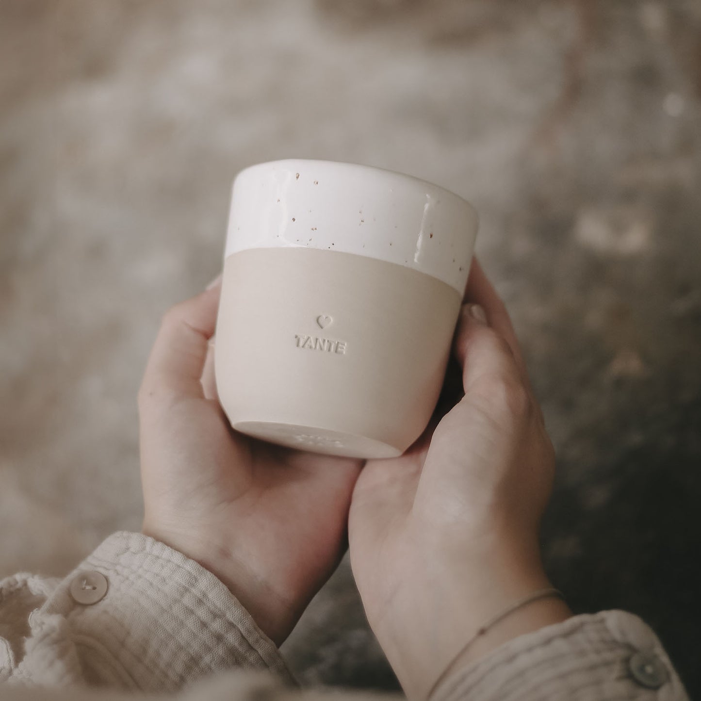 Becher Tante (VE = 4 Stk)