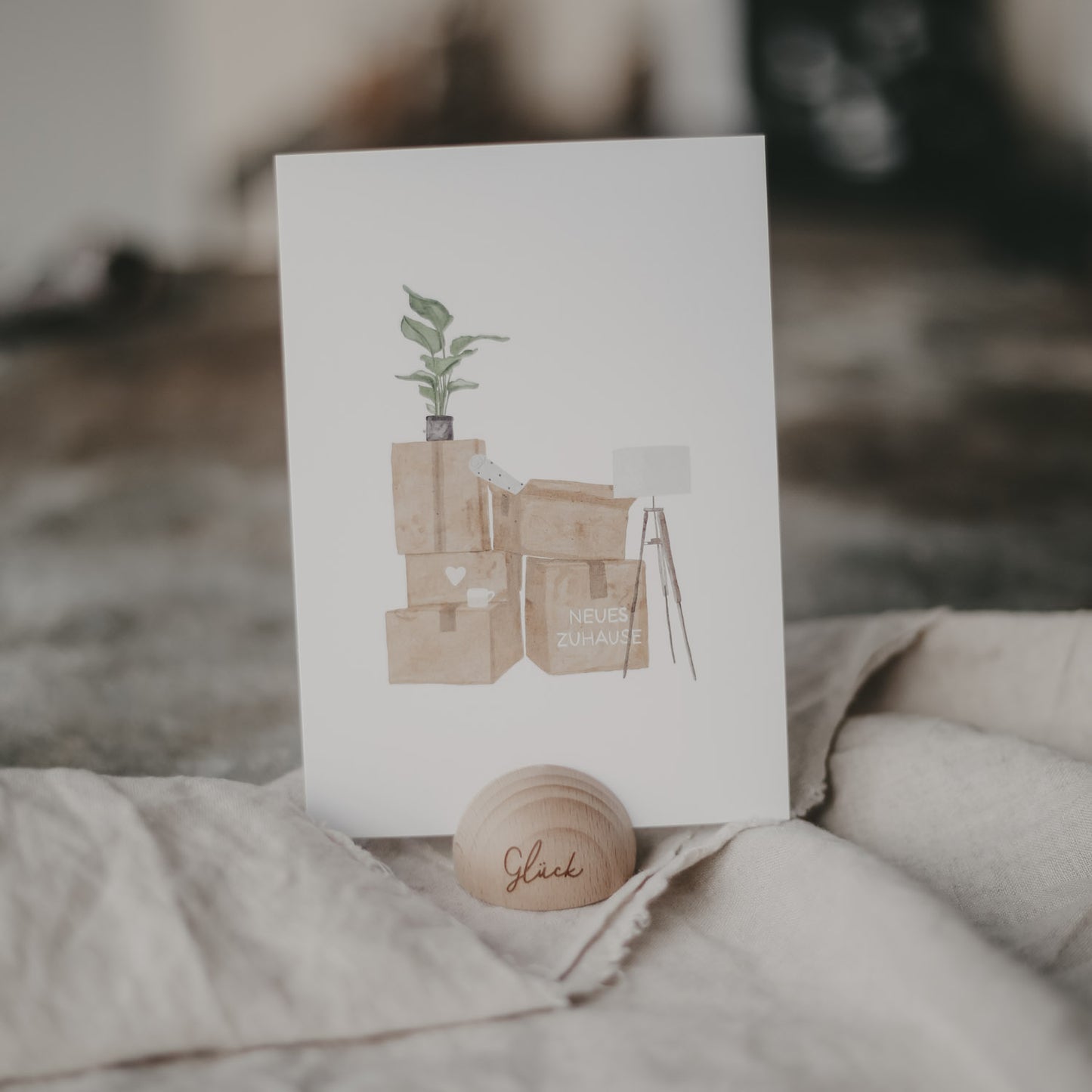 Porte-cartes demi-rond Glück (VE = 6 pcs)