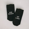 Chaussettes Le sol est de la lave noir (VE = 5 pcs)