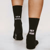 Chaussettes Le sol est de la lave noir (VE = 5 pcs)