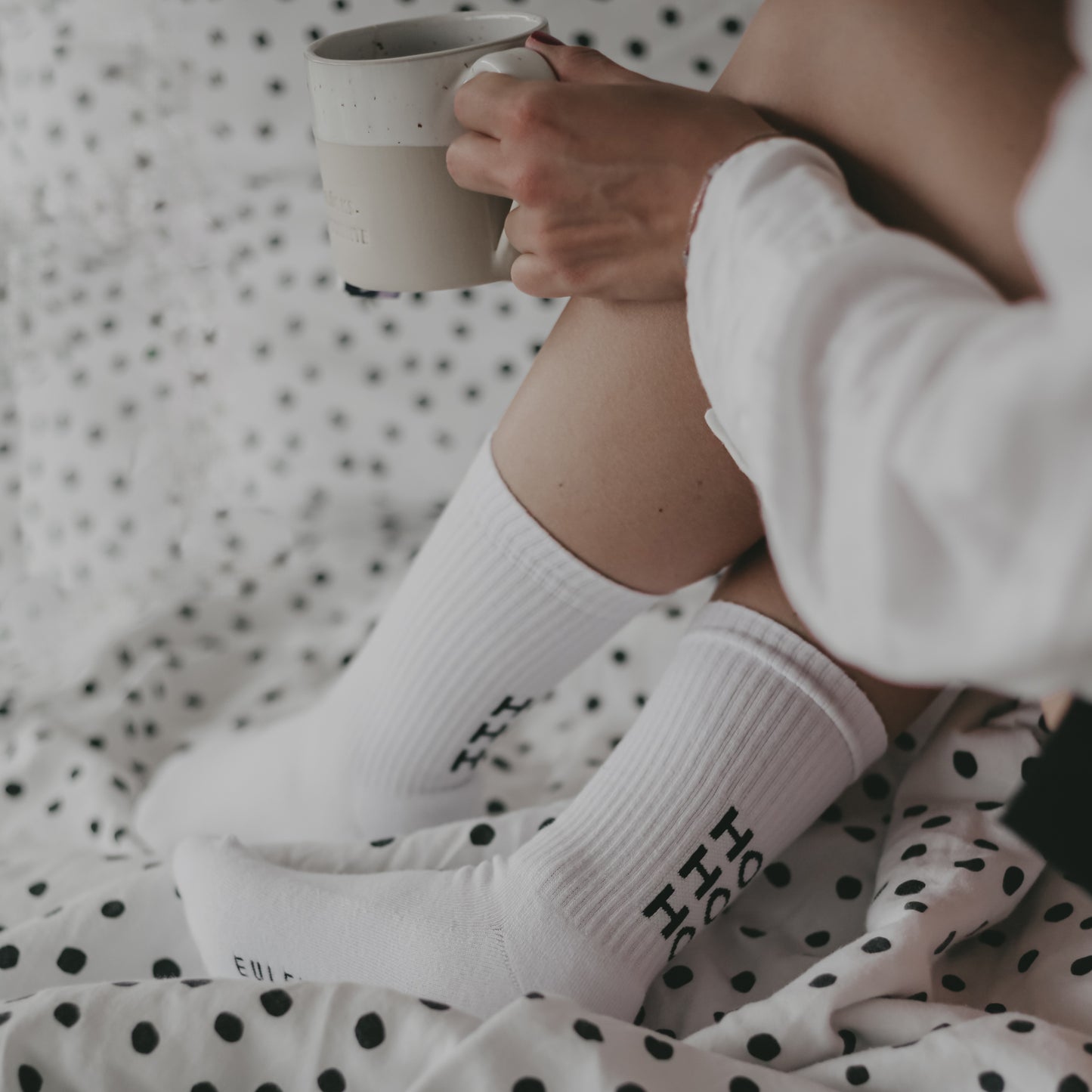 Socken weiß HoHoHo (VE = 5 Stk)