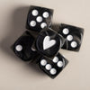 Würfelset Schwarz (VE = 8 Sets)