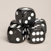 Würfelset Schwarz (VE = 8 Sets)