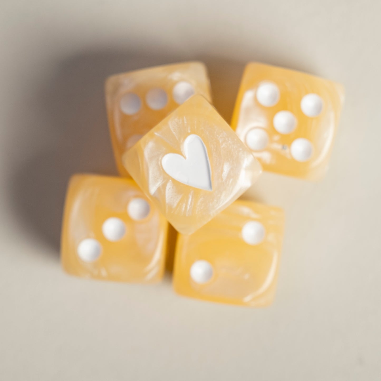 Würfelset Gold (VE = 8 Sets)