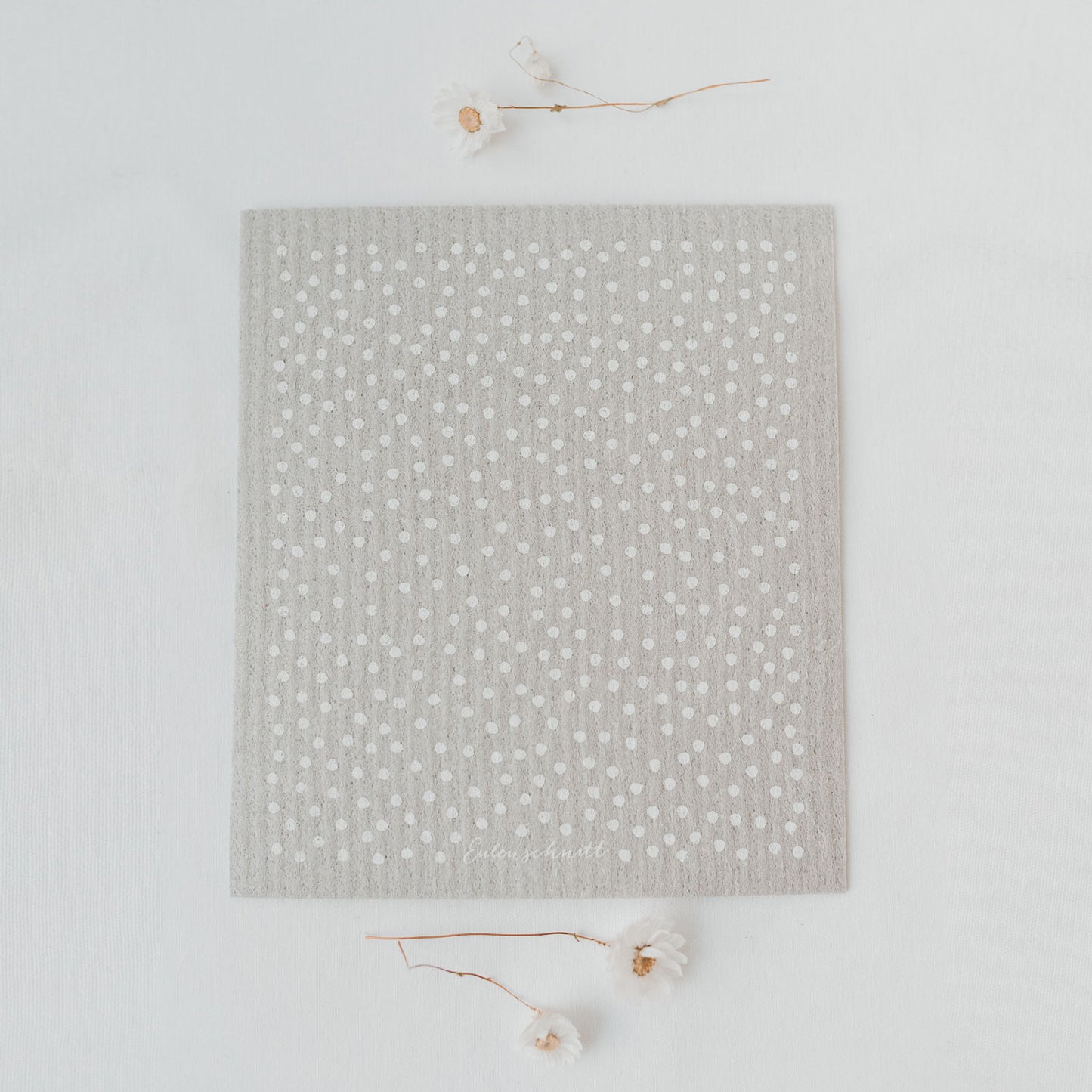 Schwammtücher Grau mit Punkten 3er Set (VE = 10 Stück)
