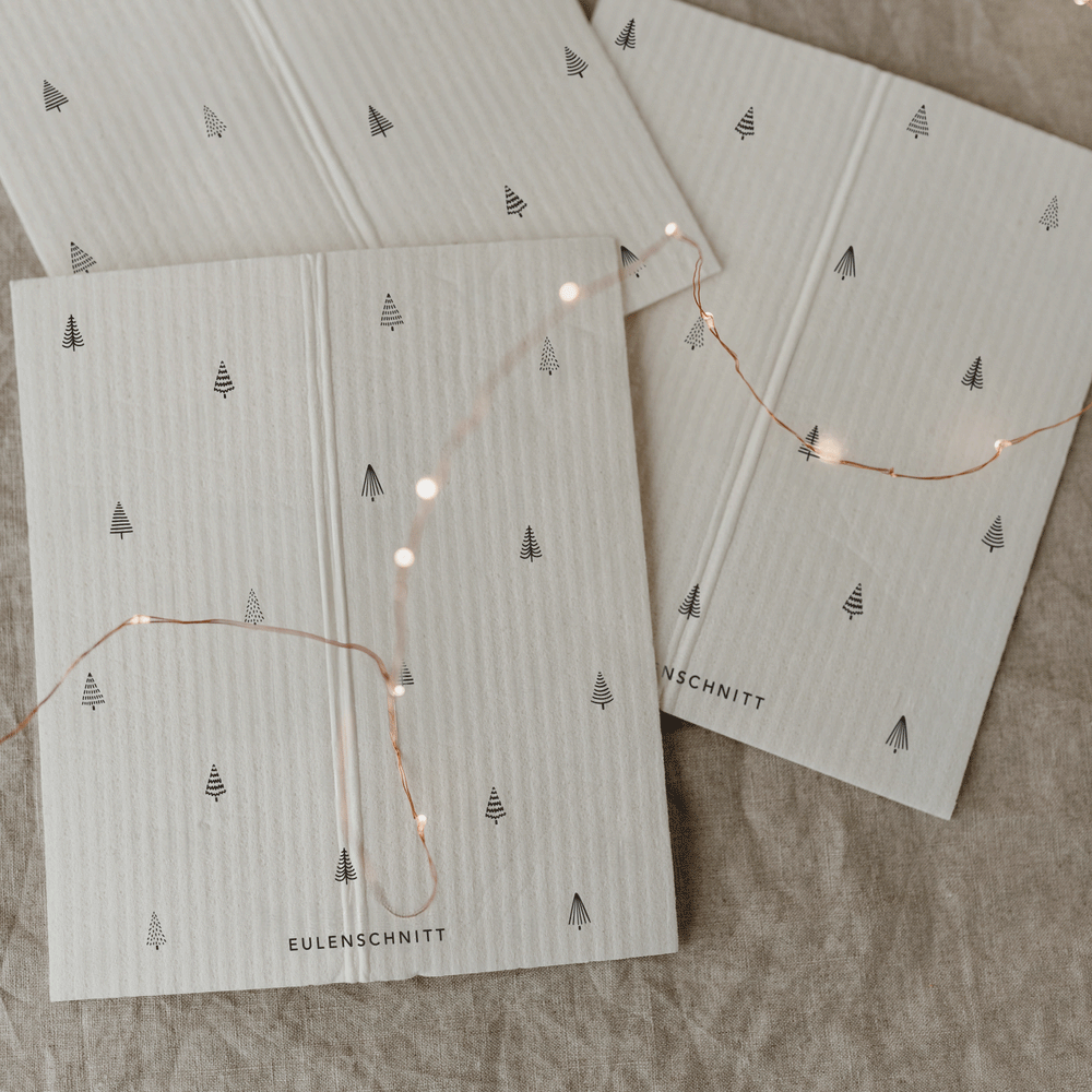 Sponge cloths fir white in 3-piece set (VE = 10 pcs)