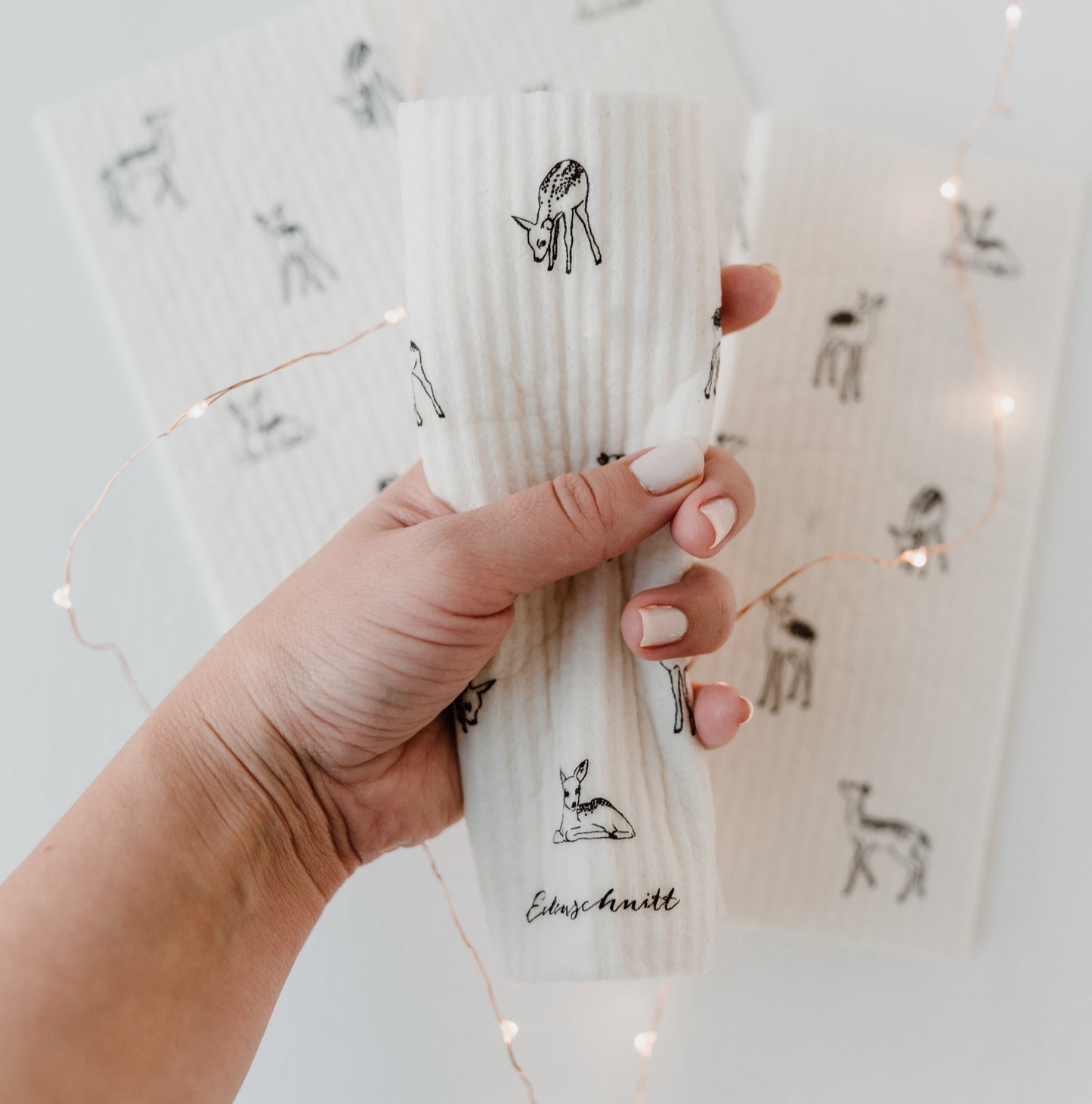 Schwammtücher Rehe 3er Set (VE = 10 Stück)