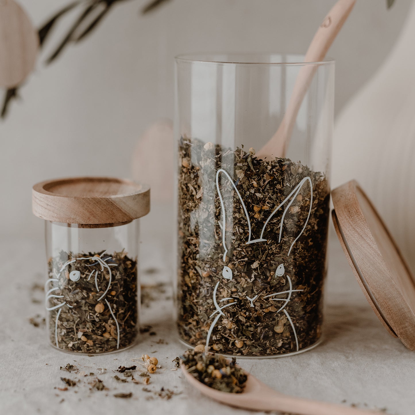 Pot à provisions Lapin 19 cm (UE = 4 Pièces)