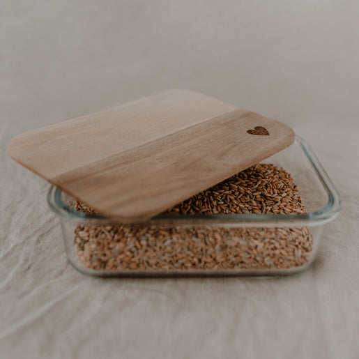 Pot à provisions coeur 16,5 x 22,5 cm (UE = 4 Pièces)