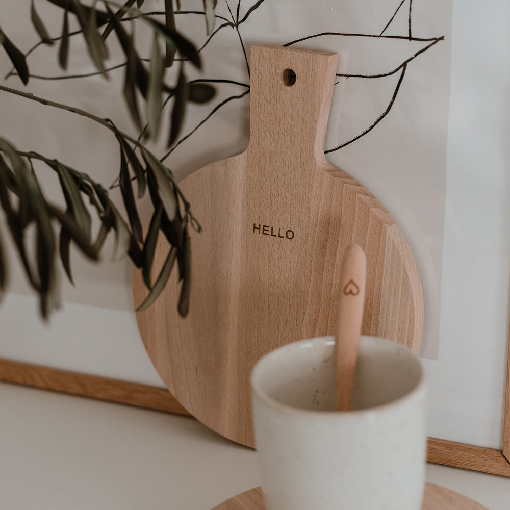 Mini Cutting Boards Hello Love Set of 2 (PU = 5 sets)