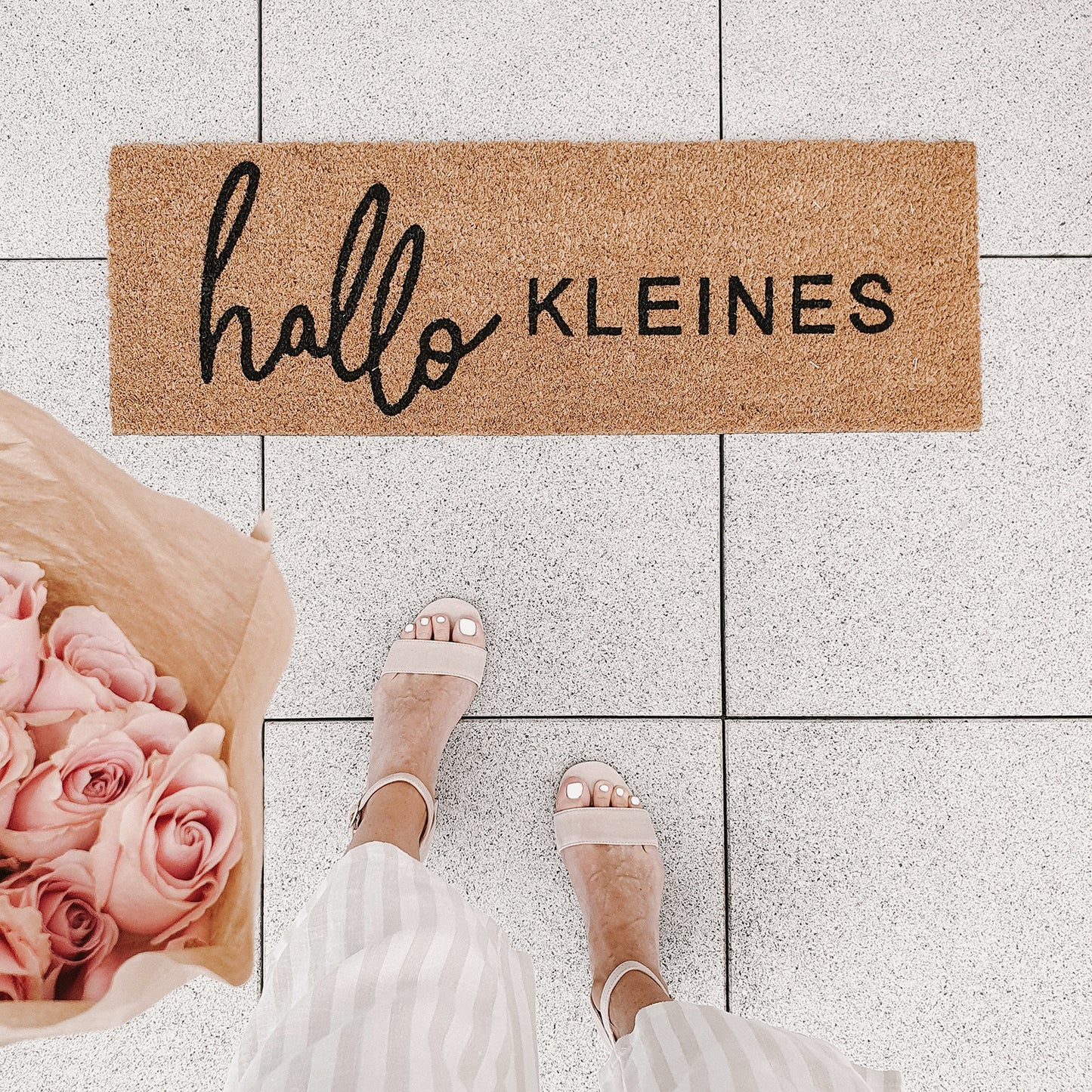 Kleine Kokosmatte Hallo Kleines (VE = 6 Stk)