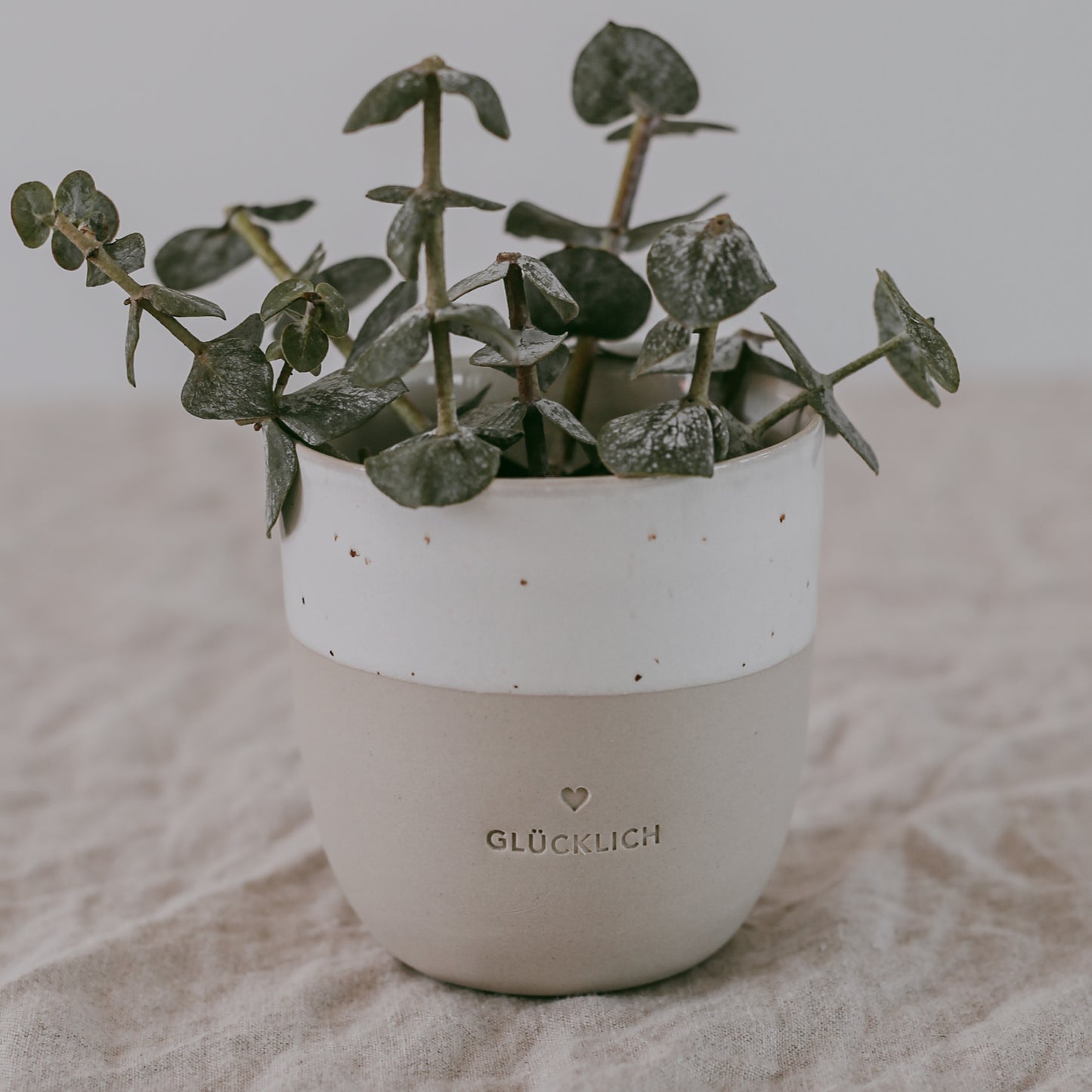 Kleiner Becher Glücklich (VE = 4 Stück)