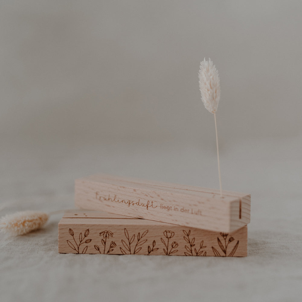 Card and flower holder set of 2 - 12 cm spring (VE= 6 sets)