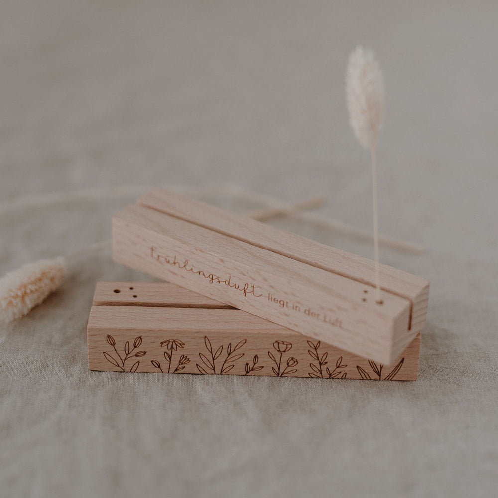 Card and flower holder set of 2 - 12 cm spring (VE= 6 sets)