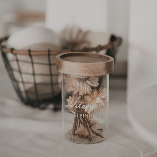Mini Vorratsglas Kleinigkeit 9cm (VE = 8 Stk)