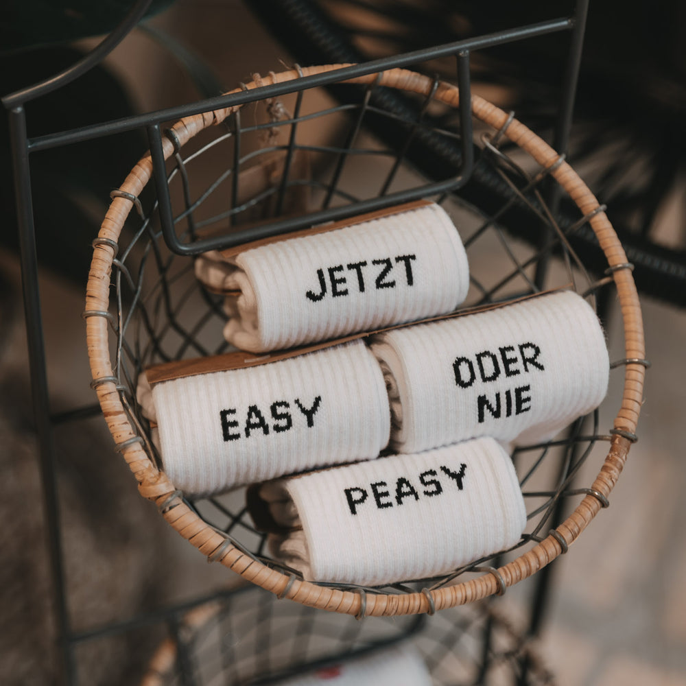 Socken weiß Jetzt oder Nie (VE = 5 Stück)