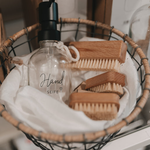 Distributeur de savon Handseife transparent 250ml (UE = 6 Pièces)