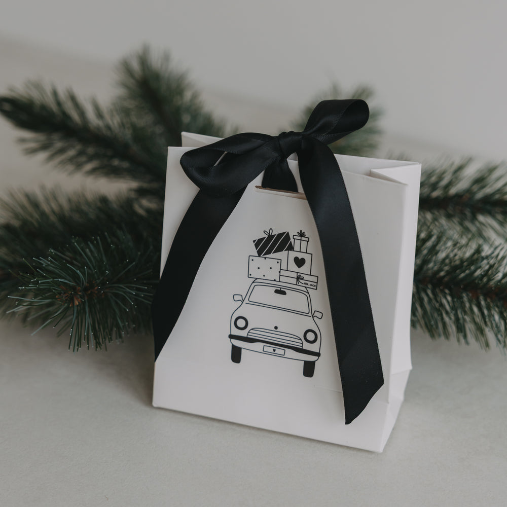 Geschenktüte Christmas car (VE = 10 Stück)