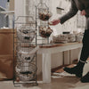 Ensemble - Grand porte-panier avec paniers assortis
