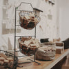 Ensemble - Petit support de panier avec paniers assortis