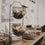 Ensemble - Petit support de panier avec paniers assortis