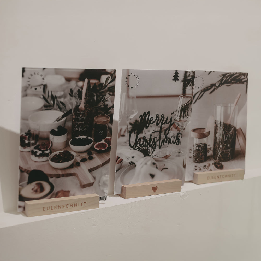 POS mood images for oak wood stands