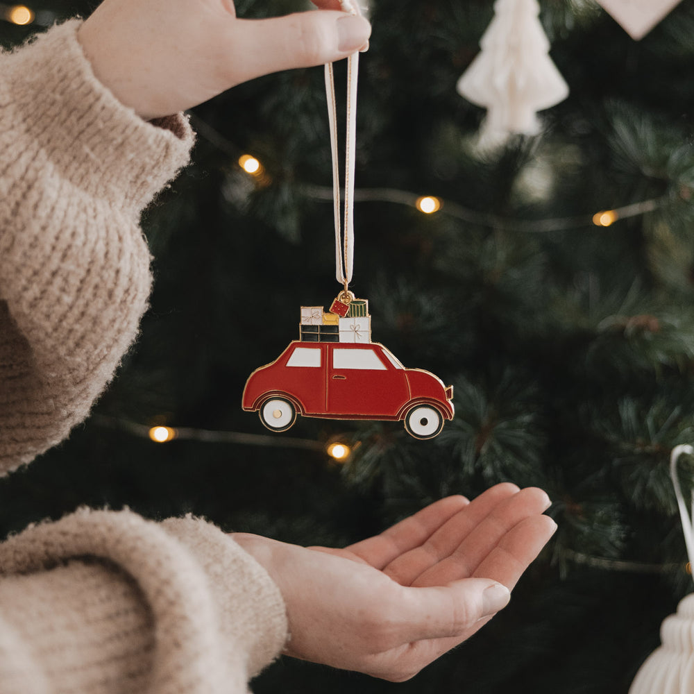 Baumschmuck Weihnachtsauto (VE = 6 Stk.)