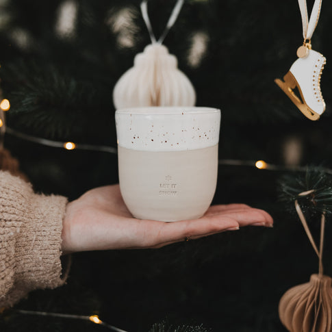 Becher Let it snow (VE = 4 Stk.)