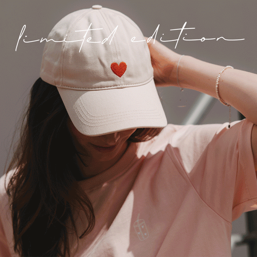 Limited Edition Cap Oh happy day beige (VE = 4 Stk.)
