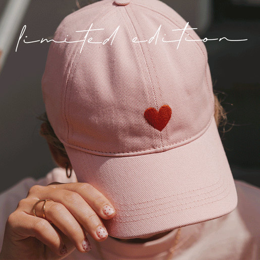 Limited Edition Cap Oh happy day rosa (VE = 4 Stk.)