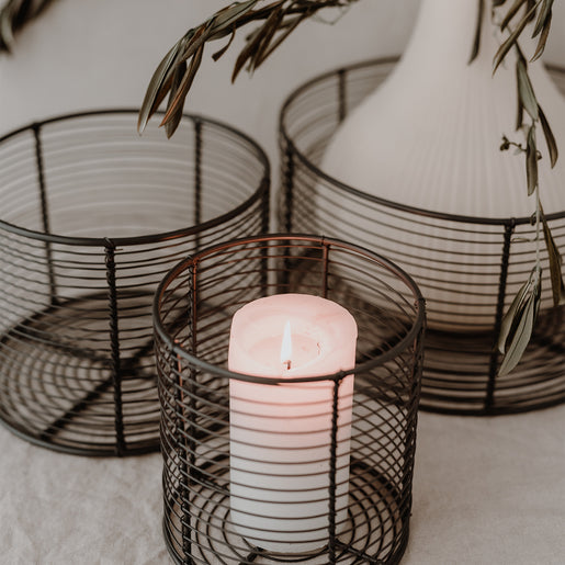 Drahtkorb rund im 3er Set (VE = 2 Sets)