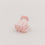 Petite barrette cœur blush (VE = 10 pcs.)