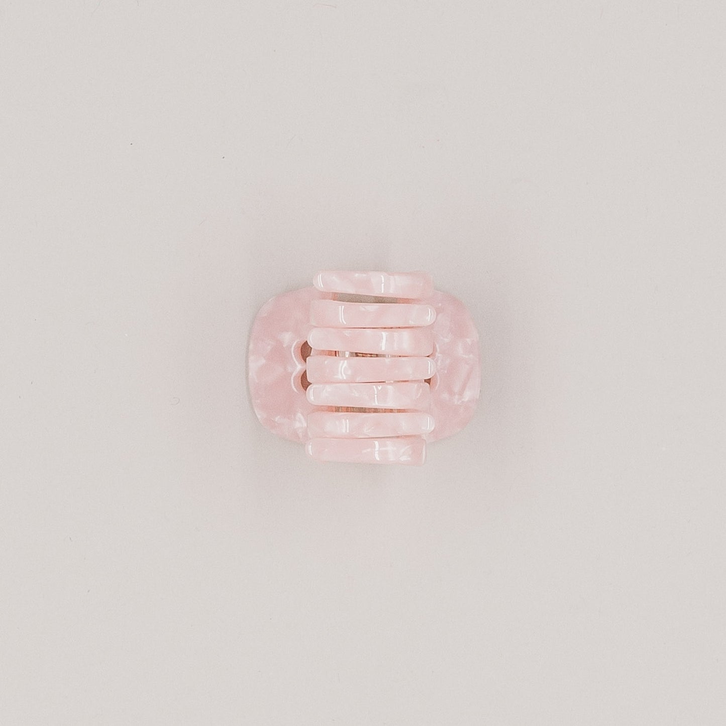 Petite barrette cœur blush (VE = 10 pcs.)