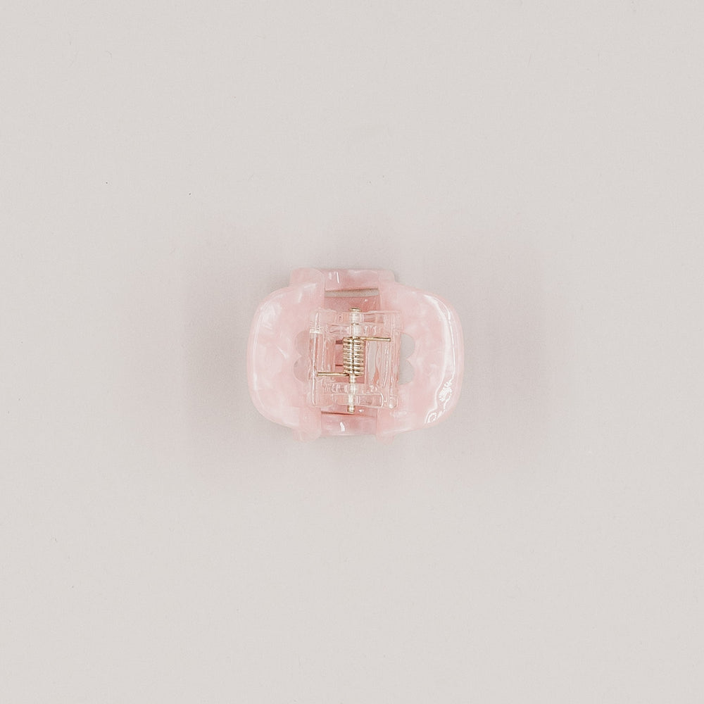 Petite barrette cœur blush (VE = 10 pcs.)