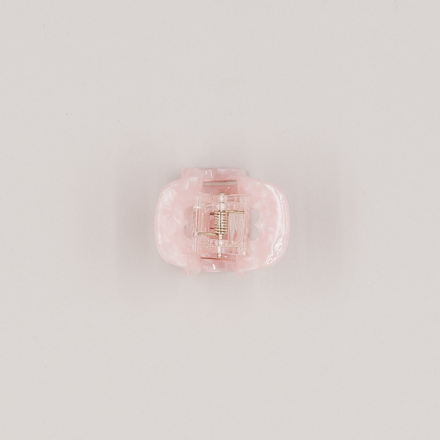 Petite barrette cœur blush (VE = 10 pcs.)