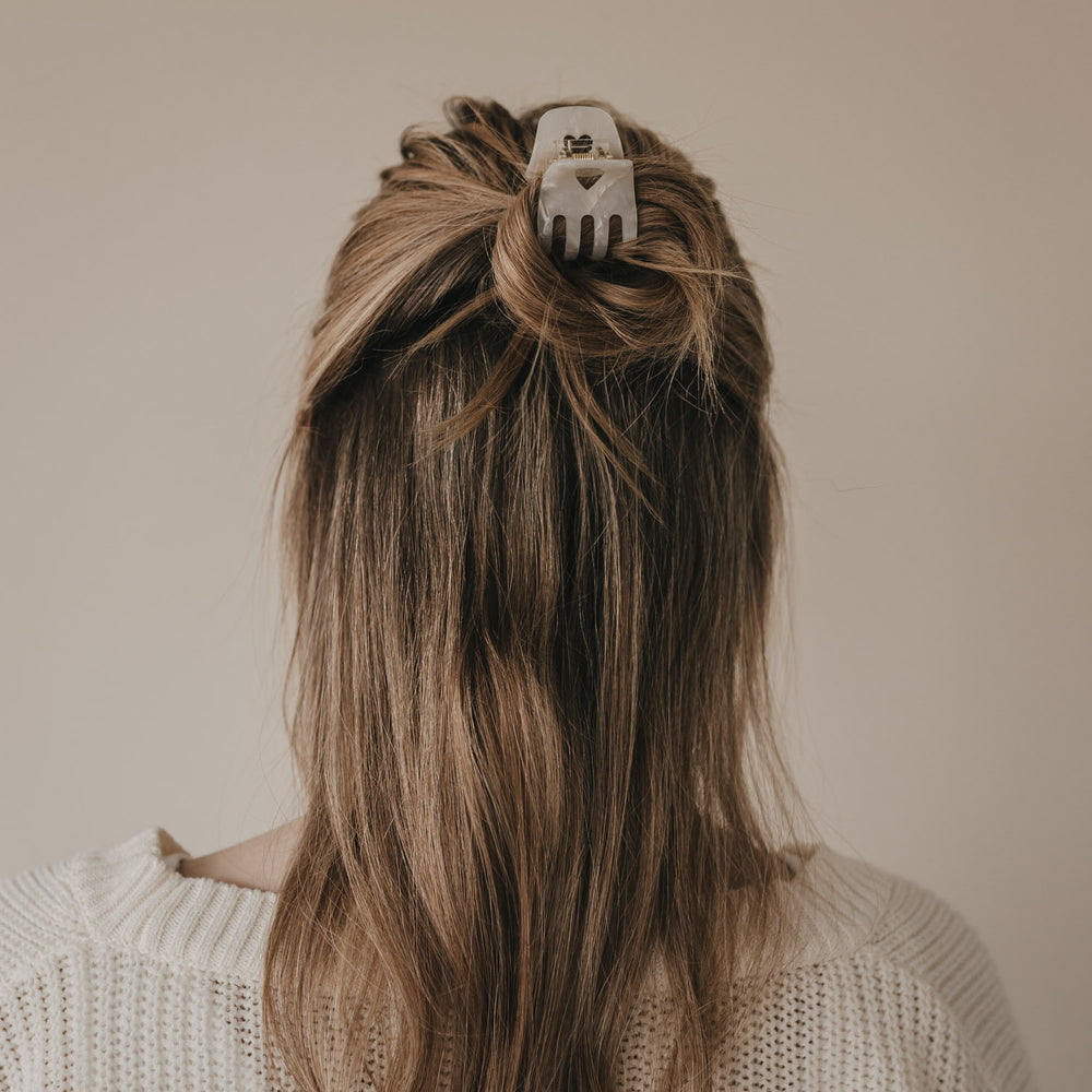 Petite barrette cœur perle (VE = 10 pcs.)