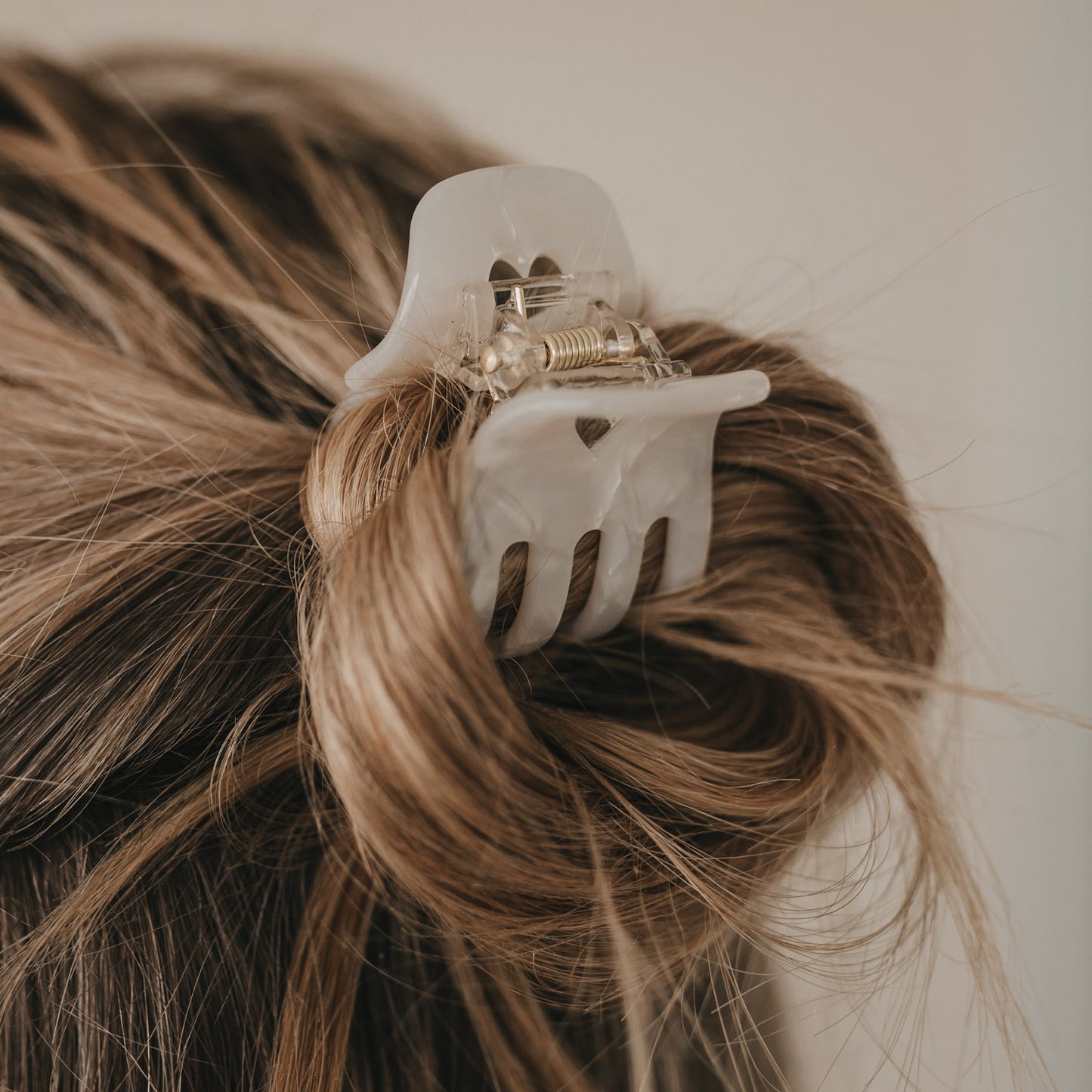 Petite barrette cœur perle (VE = 10 pcs.)