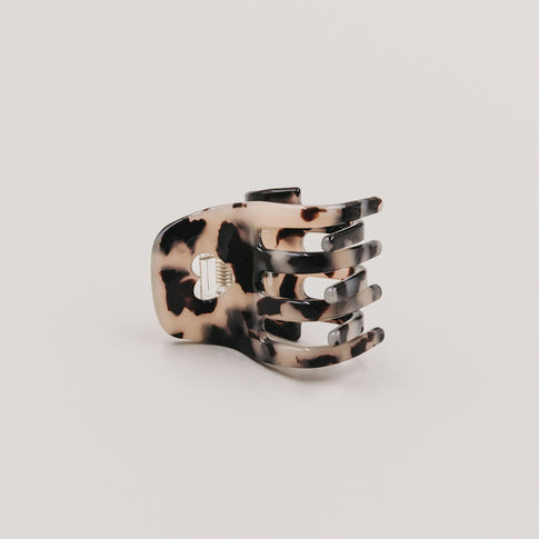 Petite barrette cœur léopard (VE = 10 pcs.)