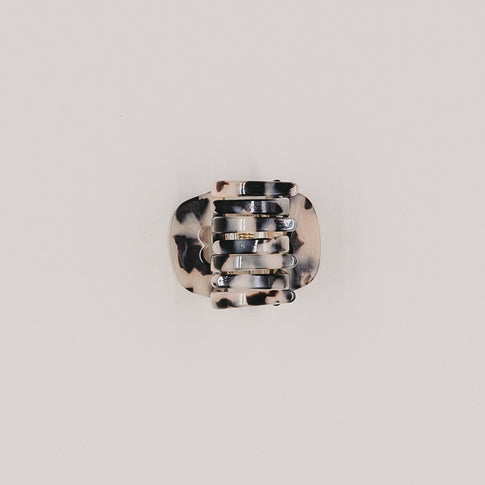 Petite barrette cœur léopard (VE = 10 pcs.)