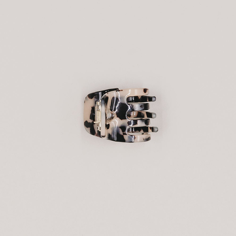 Petite barrette cœur léopard (VE = 10 pcs.)