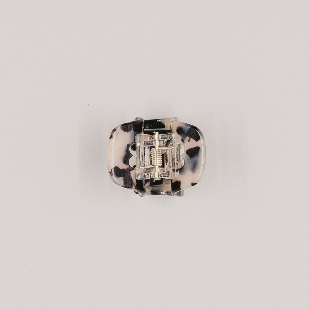 Petite barrette cœur léopard (VE = 10 pcs.)